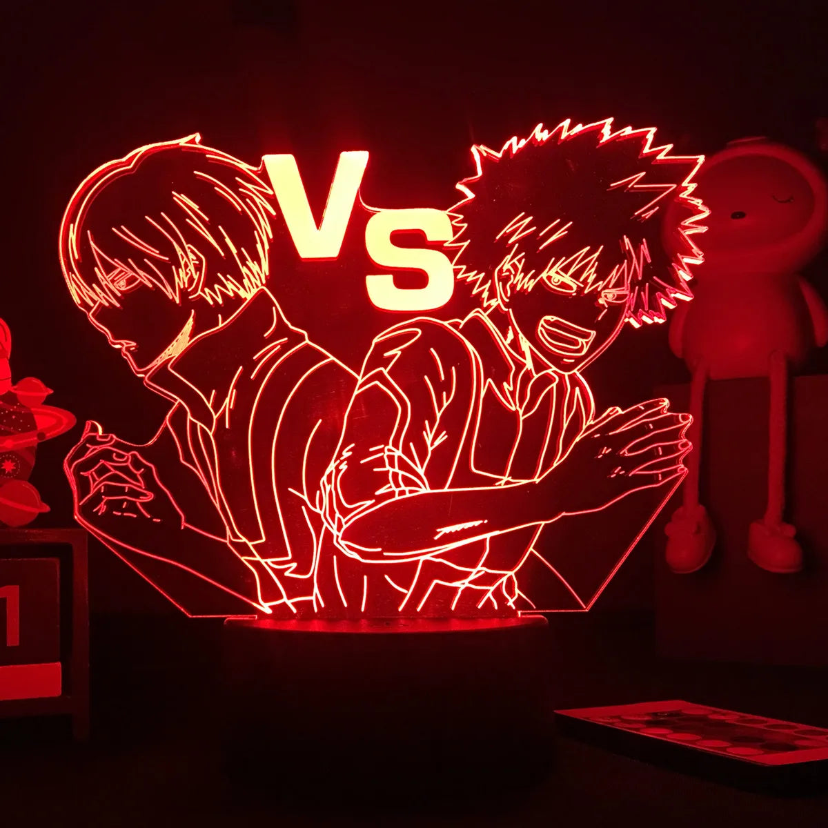 Todoroki vs Bakugo